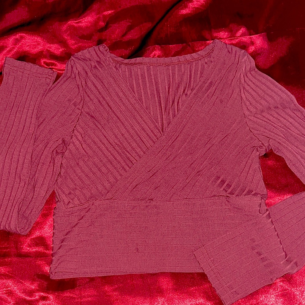 Maroon cross over top